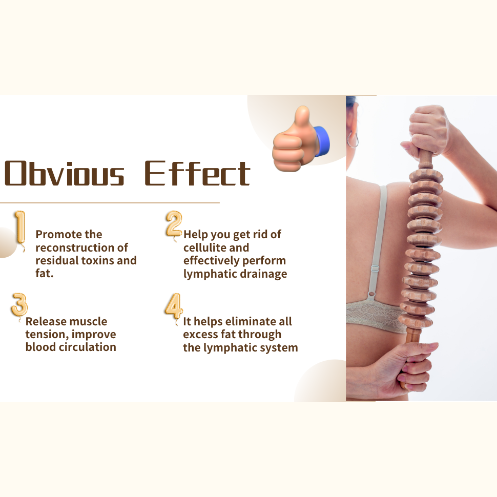Wood Therapy Massage Tool - Colombiana Wooden Massage Tool - SKINMOZ MARKET