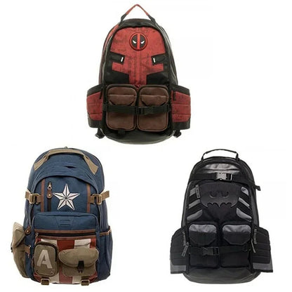 Marvel Avengers Deadpool Captain America Backpack