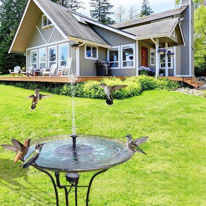 Bird Bath Garden Water Fountain Solar Powered - SKINMOZ MARKET