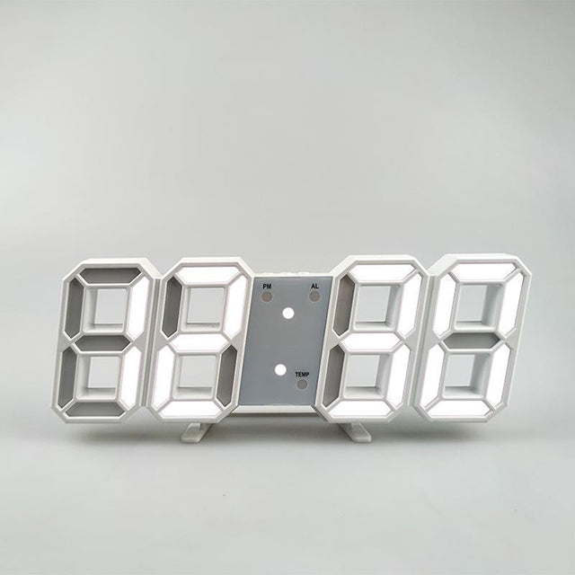 3D LED Digital Clock – Time Date & Temp Display for Home or Office
