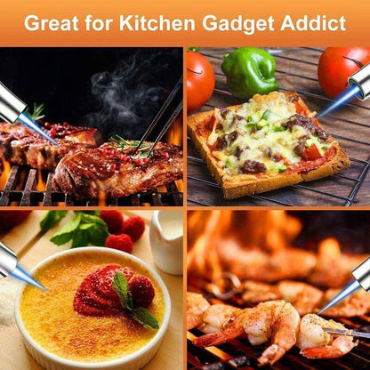 Cooking Culinary Torch : Kitchen Butane Blow Torch Refillable , Safety Lock Torch - SKINMOZ MARKET