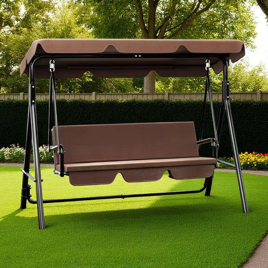 Outdoor Patio Swing Chair 3-Person