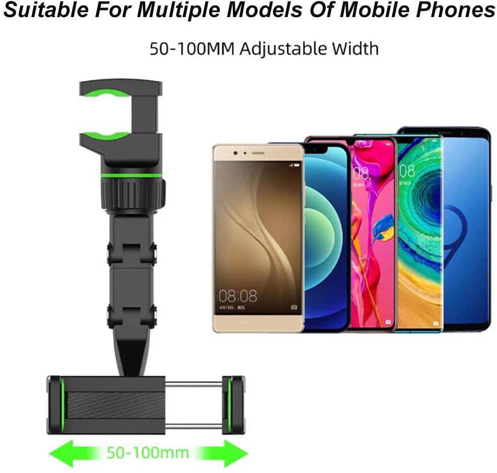 Car Phone Holder - Multifunctional Rearview Rotating  GPS Holder 360° - SKINMOZ MARKET