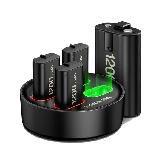 Xbox Wireless Controller Battery Rechargeable - 4x Batteries Xbox Series X/S/Xbox One S/X - SKINMOZ MARKET