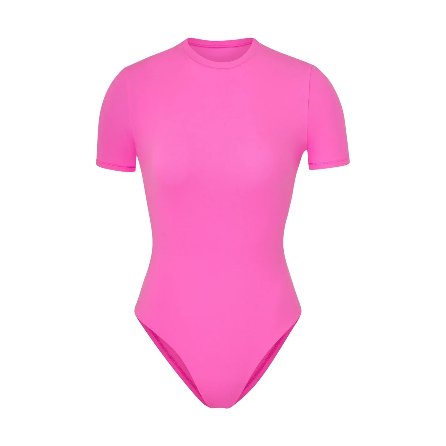 Tshirt Bodysuits: Fits Everybody Women's Round Neck T-shirts All Colors - SKINMOZ MARKET