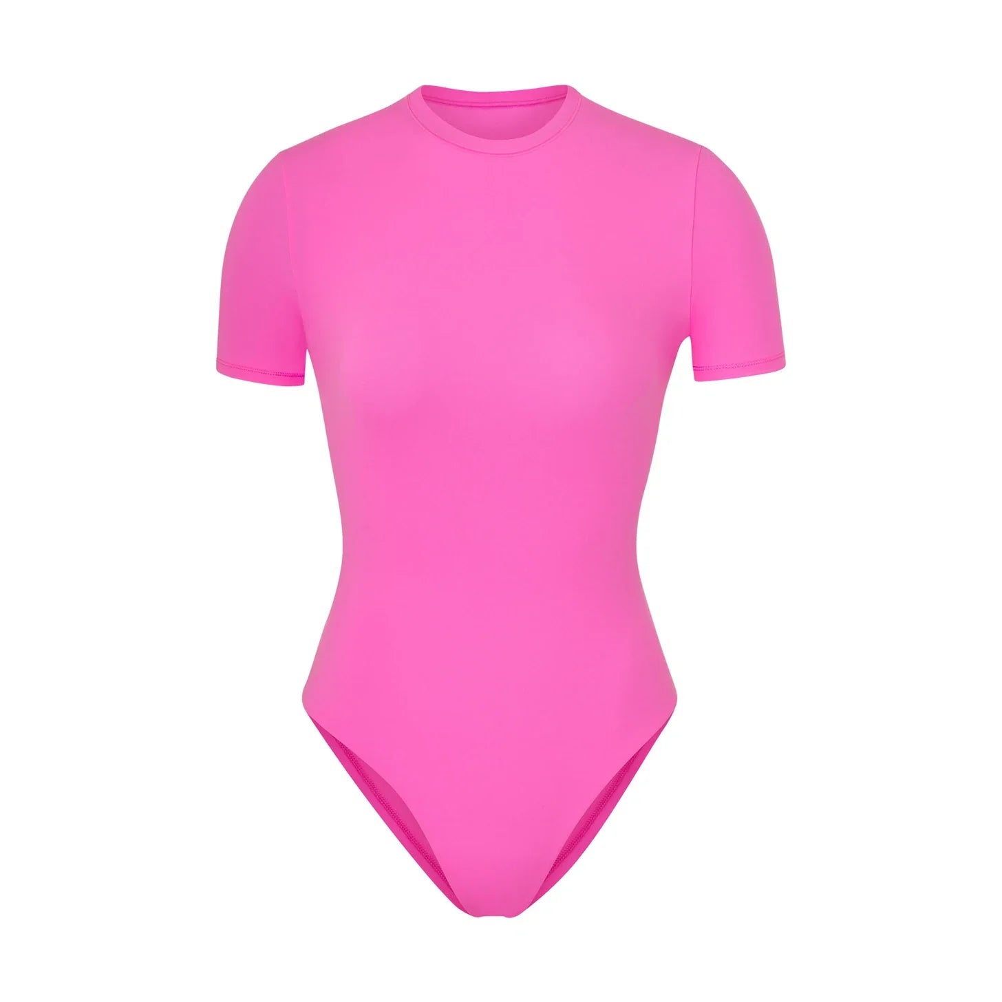 Tshirt Bodysuits: Fits Everybody Women's Round Neck T-shirts All Colors - SKINMOZ MARKET
