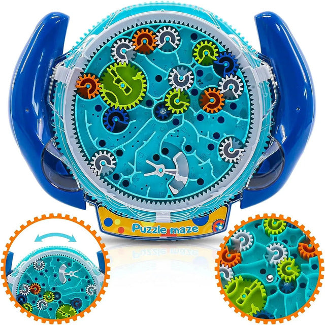 3D Gear Maze Ball Puzzle – Educational Handheld Balance & Concentration Toy for Kids