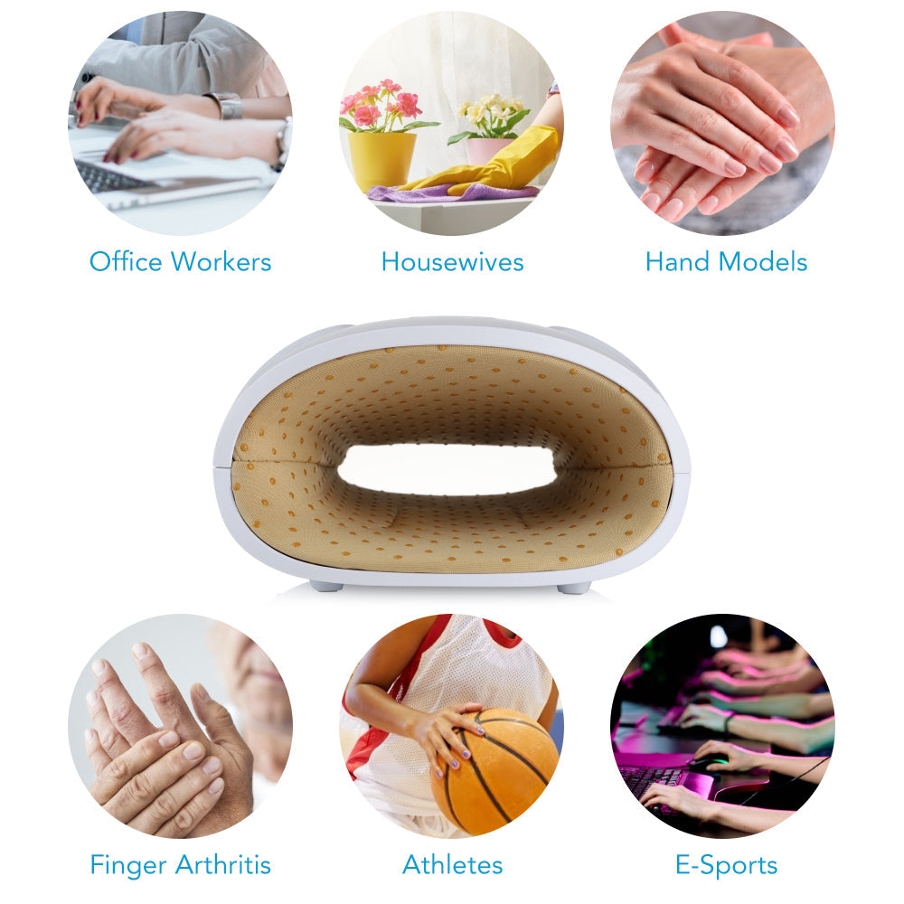 Hand Massager : Hand Pain Relieve Electric Massager With Heat And Compression 3 Levels
