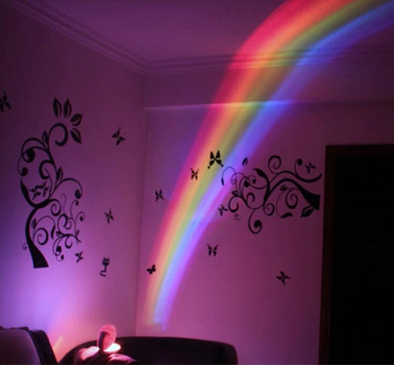 Rainbow Lights LED : Colorful Projection Lamp LED - SKINMOZ MARKET