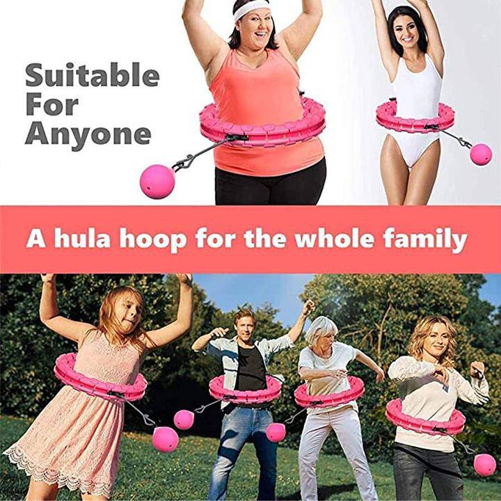Smart Weighted Hoola Hoop - Thin Waist Fitness Trainer Equipment For Cardio - SKINMOZ MARKET