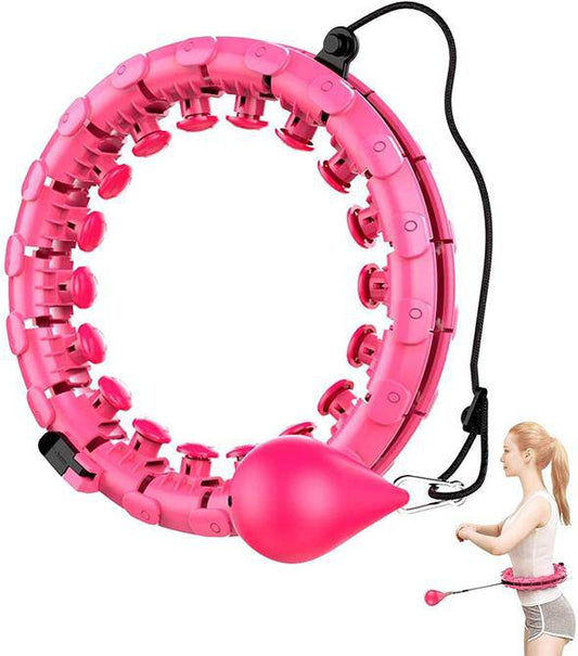 Smart Weighted Hoola Hoop - Thin Waist Fitness Trainer Equipment For Cardio - SKINMOZ MARKET