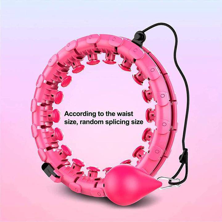 Smart Weighted Hoola Hoop - Thin Waist Fitness Trainer Equipment For Cardio - SKINMOZ MARKET
