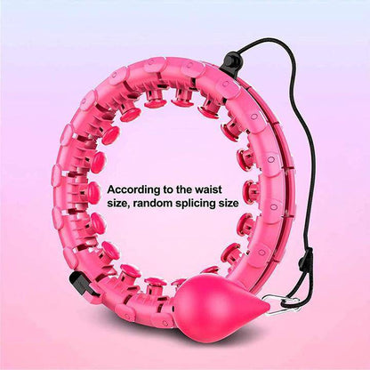 Smart Weighted Hoola Hoop - Thin Waist Fitness Trainer Equipment For Cardio - SKINMOZ MARKET