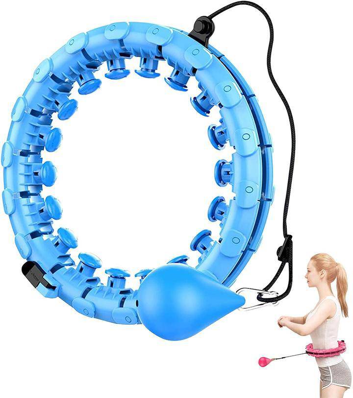 Smart Weighted Hoola Hoop - Thin Waist Fitness Trainer Equipment For Cardio - SKINMOZ MARKET