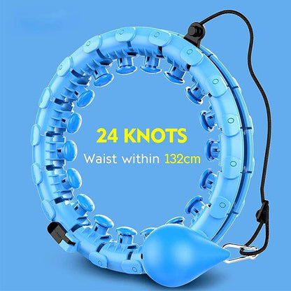 Smart Weighted Hoola Hoop - Thin Waist Fitness Trainer Equipment For Cardio - SKINMOZ MARKET