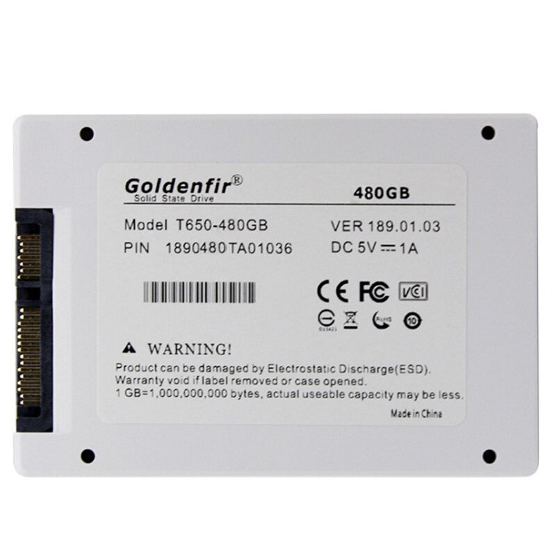 SSD Internal Drive 1TB : Portable Solid State Drive 2.5 SATA III - Fast Speed - SKINMOZ MARKET