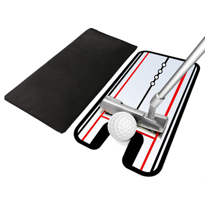 Golf Putting Alignment Mirror: Golf Portable Swing Training Aids - SKINMOZ MARKET