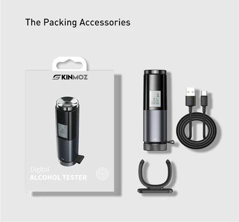 Alcohol Breath Tester Portable - keychain Alcohol Breathalyzer Fast Rechargeable - SKINMOZ MARKET