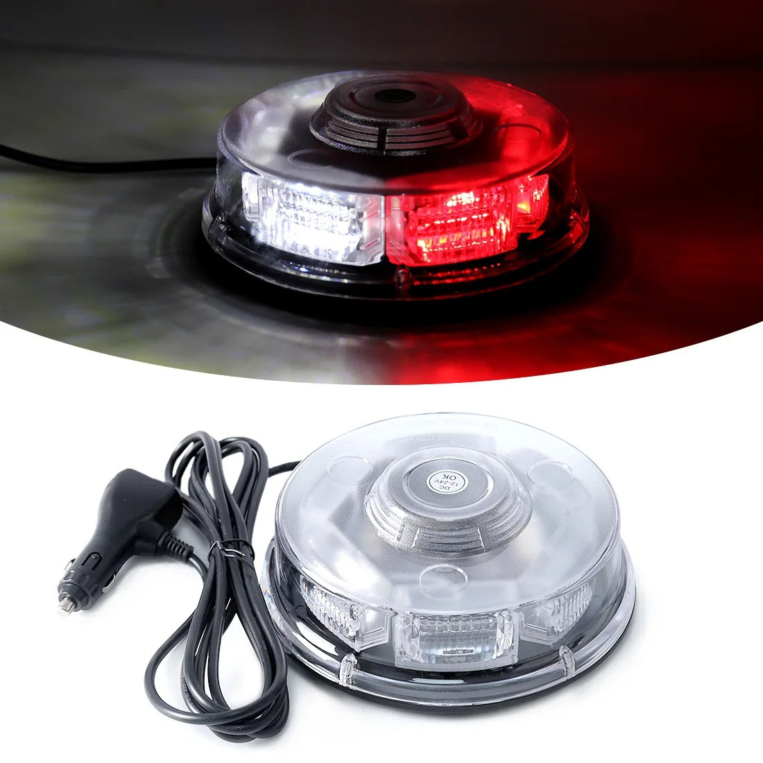 LED Police Strobe Light Flashing Beacon