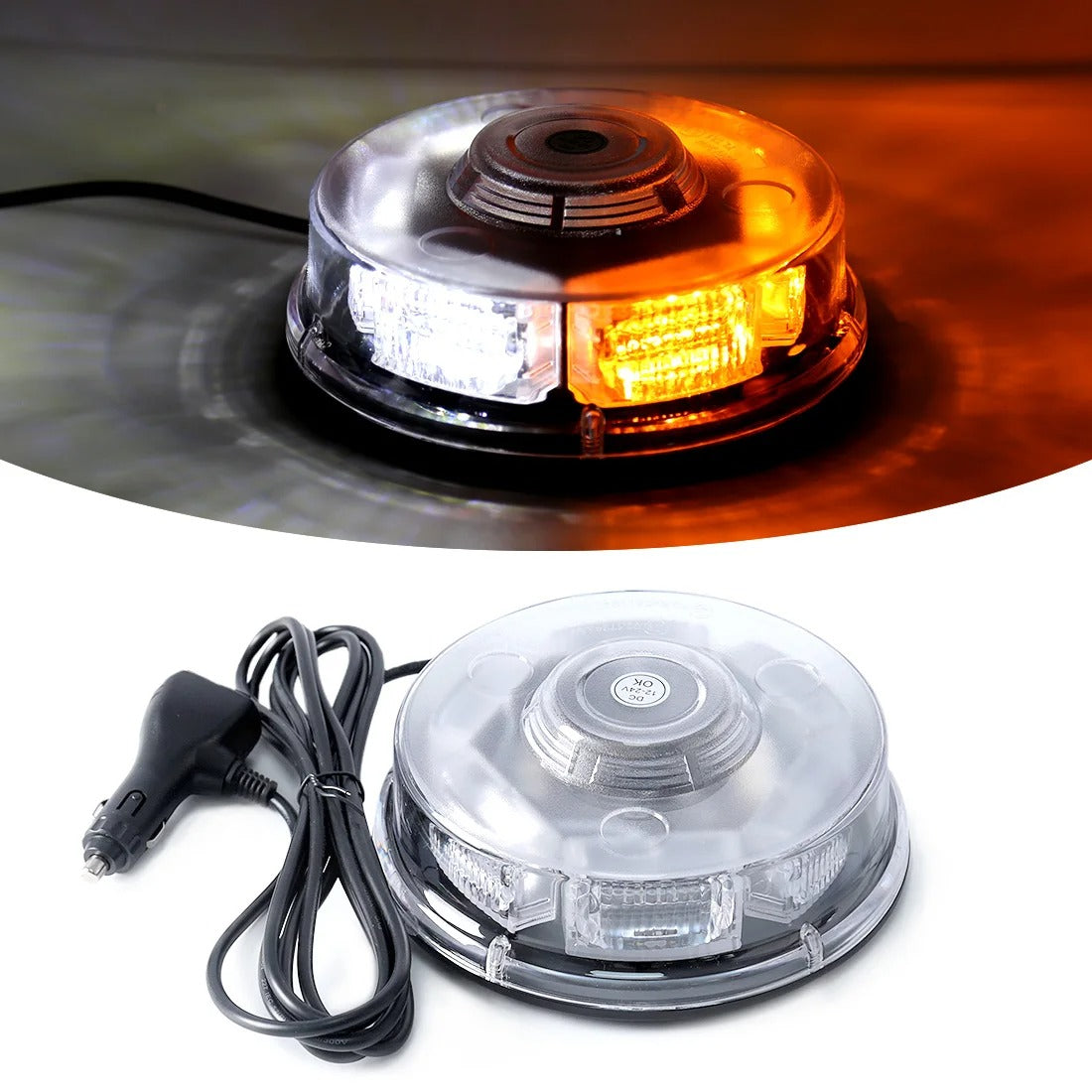 LED Police Strobe Light Flashing Beacon