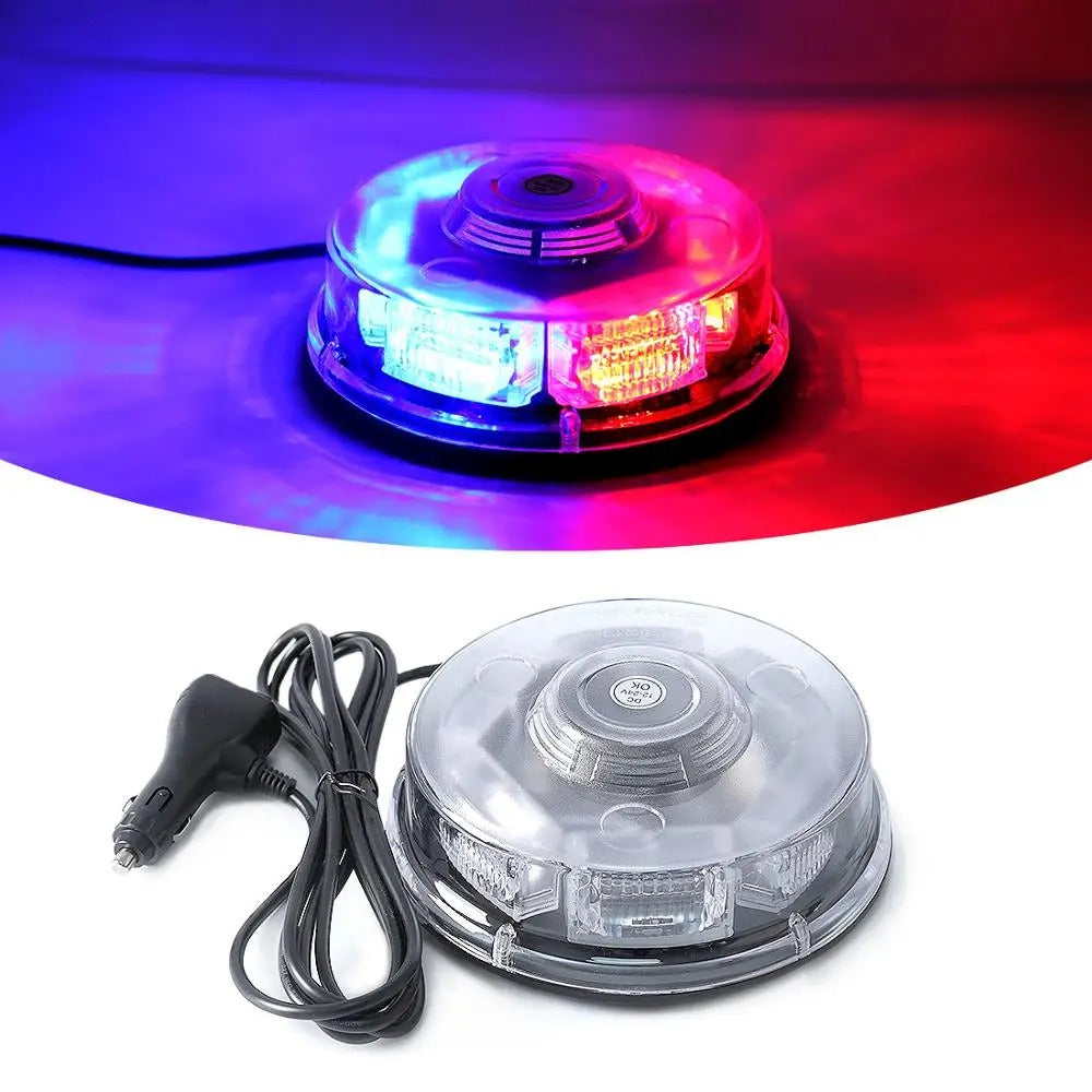 LED Police Strobe Light Flashing Beacon
