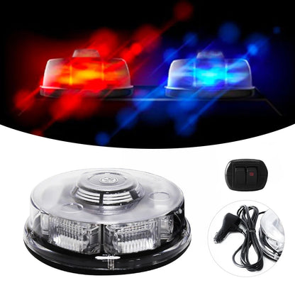 LED Police Strobe Light Flashing Beacon