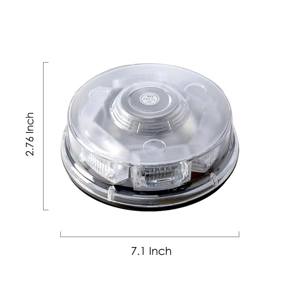 LED Police Strobe Light Flashing Beacon