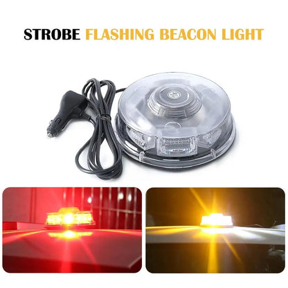 LED Police Strobe Light Flashing Beacon