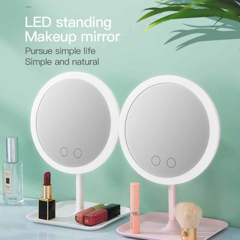 Makeup Mirror With Led: Ring Light Mirror - SKINMOZ MARKET