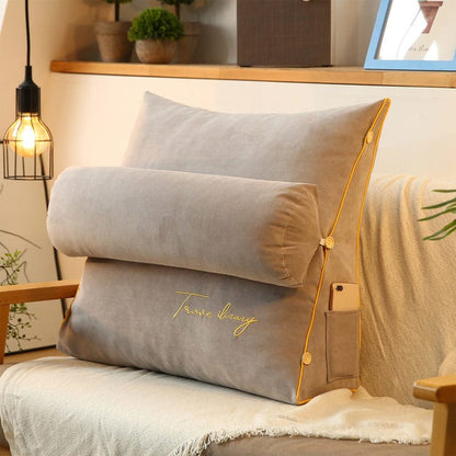 Backrest Reading Pillow - Luxury Reading Pillow For Bed