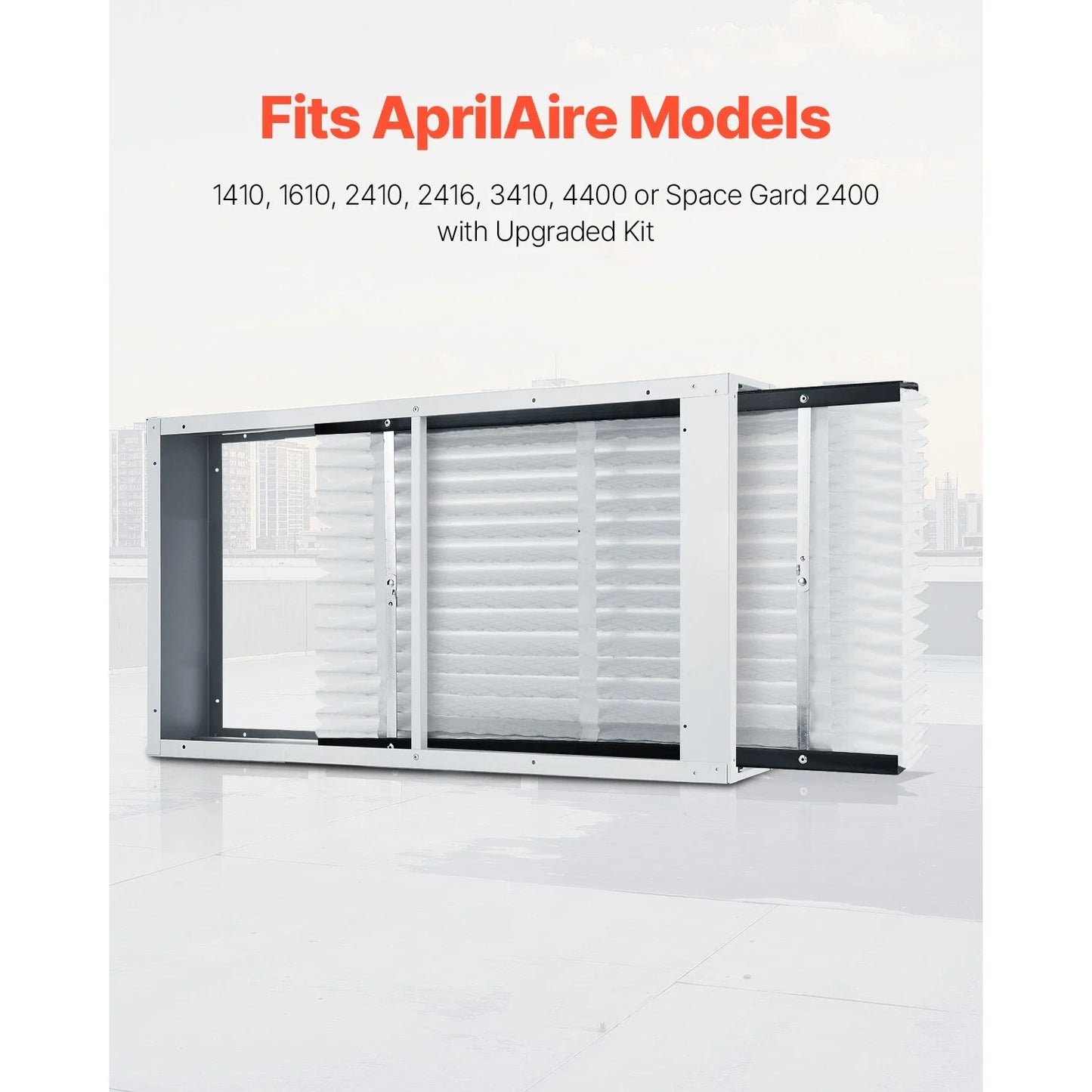 2 PACK Aprilaire 413 Filter Media Replacement for 2410 4400 MERV 13 HVAC Furnace