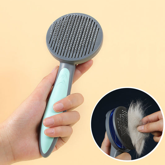 Cat Brush For Long Hair - Comb For Shedding, Cleaning Slicker Brush For Dogs Cats - SKINMOZ MARKET