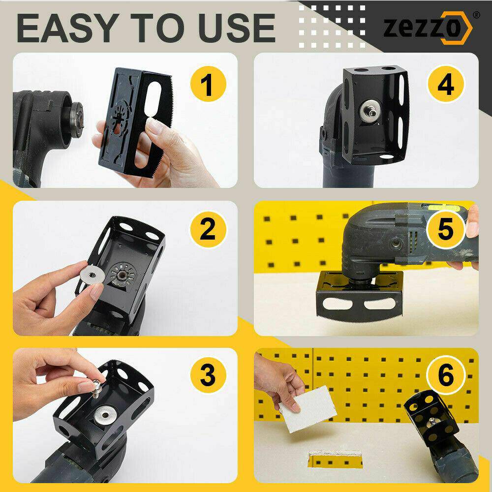 Square Slot Cutter : Rectangle And Square Precise Cutting With Standard Oscillating - SKINMOZ MARKET