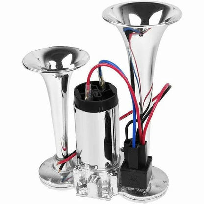 Car Electric Dual Horn Truck Boat Train Speaker: Loudest Trumpets 600DB - SKINMOZ MARKET
