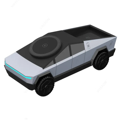 3 in 1 Charging Station Cybertruck Wireless Charger For Phone Watch Airpods