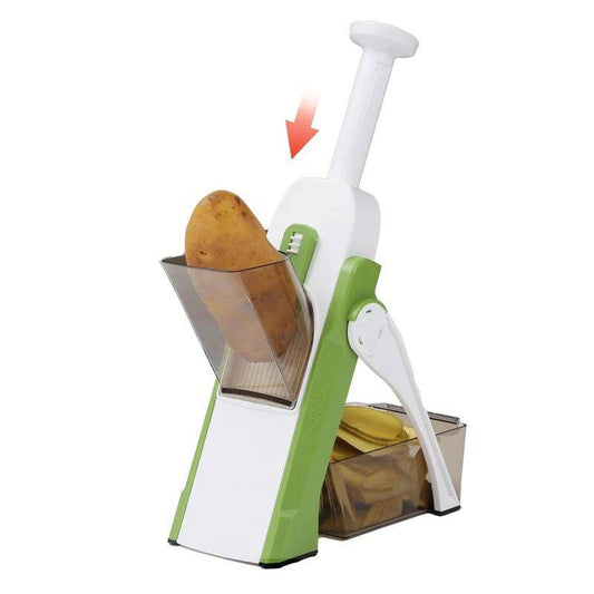 Vegetable Cutter Mandoline Slicer, ONCE FOR ALL. Food Chopper, Dicer Fruit, French Fry Julinner - SKINMOZ MARKET